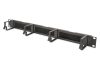 DIGITUS DN-97663 19" 1U gyűrűs fésűs fekete kábelrendező