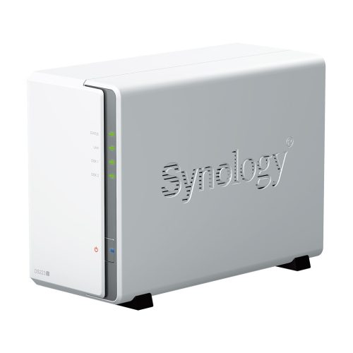 Synology DiskStation DS223j (1GB) 2x SSD/HDD lemezes NAS + regisztrációs kártya