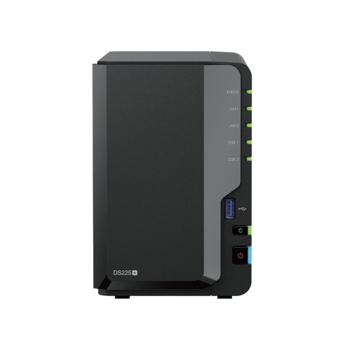 Synology DiskStation DS225+ (2GB) 2x SSD/HDD lemezes NAS + regisztrációs kártya
