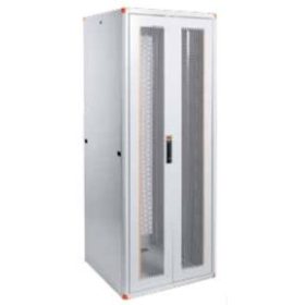   Legrand EVO42U8080EE Evoline 19" 42U SZÉL:800 MÉLY:800 MAG:1894 MAX:1000kg dupla 63% perforált ajtós szürke álló rack szekrény