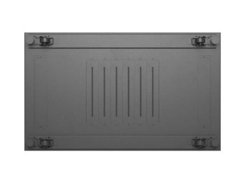 Lanberg FF01-6027-23B 19" 27U SZÉL:600mm MÉLY:1000mm MAG:1300mm lapraszerelt hálós fémajtós fekete álló szerver szekrény