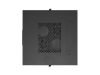 Lanberg FF01-6624-12BL 19" 24U SZÉL:600mm MÉLY:600mm MAG:1320mm lapraszerelt LCD üvegajtós fekete álló rack szekrény