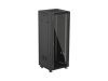 Lanberg FF01-6632-12B 19" 32U SZÉL:600mm MÉLY:600mm MAG:1603mm lapraszerelt üvegajtós fekete álló rack szekrény