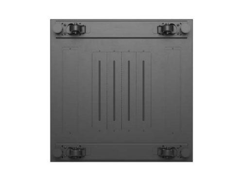 Lanberg FF01-6632-12B 19" 32U SZÉL:600mm MÉLY:600mm MAG:1603mm lapraszerelt üvegajtós fekete álló rack szekrény