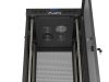 Lanberg FF01-6637-23BL 19" 37U SZÉL:600mm MÉLY:600mm MAG:1898mm lapraszerelt LCD hálós fémajtós fekete álló rack szekrény