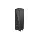 Lanberg FF01-6642-12BL 19" 42U SZÉL:600mm MÉLY:600mm MAG:2097mm lapraszerelt LCD üvegajtós fekete álló rack szekrény