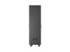 Lanberg FF01-6642-12BL 19" 42U SZÉL:600mm MÉLY:600mm MAG:2097mm lapraszerelt LCD üvegajtós fekete álló rack szekrény