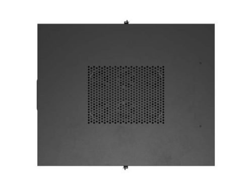 Lanberg FF01-8047-23BL 19" 47U SZÉL:800mm MÉLY:1000mm MAG:2344mm lapraszerelt LCD hálós fémajtós fekete álló szerver szekrény