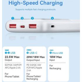 Vention FHKB0 10000mah 22,5W, PowerBank