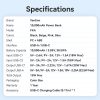 Vention FKAB0-C 10000mah, (fekete,22,5W) , powerbank