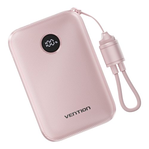 Vention FKAP0-C 10000mah, (rózsaszín,22,5W), powerbank