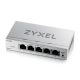 Zyxel GS1200-5V3-EU0101F 5xGbE LAN port web menedzselhető asztali Switch