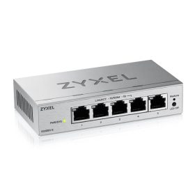   Zyxel GS1200-5V3-EU0101F 5xGbE LAN port web menedzselhető asztali Switch