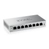 Zyxel GS1200-8-EU0103F v3 8xGbE LAN port web menedzselhető asztali Switch