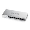 Zyxel GS1200-8HPV3-EU0101F v3 4xGbE PoE+ LAN (68W) 4xGbE LAN port web menedzselhető asztali Switch