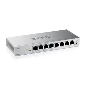   Zyxel GS1200-8HPV3-EU0101F v3 4xGbE PoE+ LAN (68W) 4xGbE LAN port web menedzselhető asztali Switch