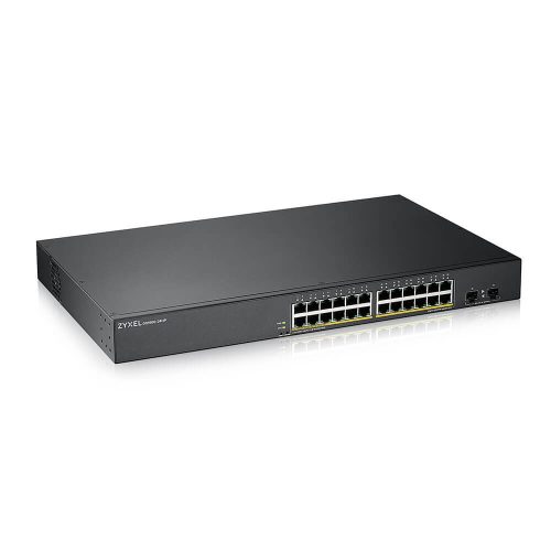 Zyxel GS1900-24HPV2-EU0101F v2 24xGbE PoE LAN (170W) port L2 smart menedzselhető Switch