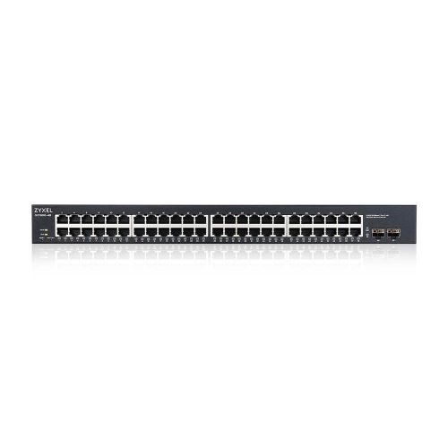 Zyxel GS1900-48-EU0102F v2 48xGbE LAN port L2 smart menedzselhető rackbe szerelhető Switch