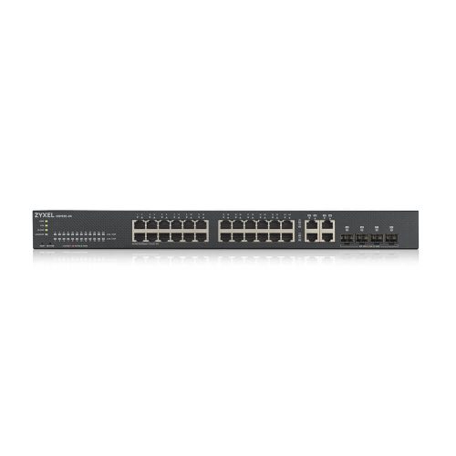 Zyxel GS1920-24V2-EU0101F 24xGbE LAN 4xRJ45/SFP Combo port L2 smart menedzselhető Switch
