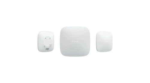 Ajax Hub 2 White vezeték nélküli riasztóközpont, Ethernet és 2G, riasztás kiegészítése képpel, fehér