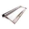 KELINE KEP-EMPTY-S 19"" 1U üres fekete patch panel 24 db keystone jack számára