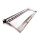 KELINE KEP-EMPTY-S 19"" 1U üres fekete patch panel 24 db keystone jack számára