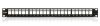 KELINE KEP-EMPTY-S 19"" 1U üres fekete patch panel 24 db keystone jack számára