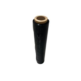   Kézi stretch fólia (Nyújtható, 23 mikron, Fekete), 114m, 1,2kg fólia, 2 kg/tekercs