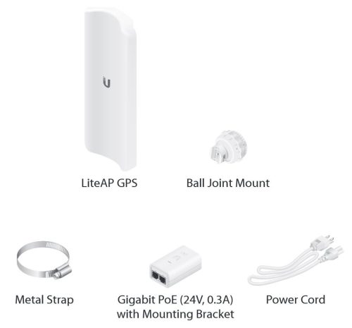 Ubiquiti LiteBeam LAP-GPS 5AC 5GHz 90° 17dBi GPS szektor antenna