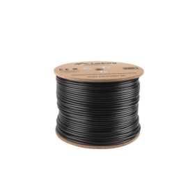   Lanberg LCU5-21CU-0305-BK Cat.5e UTP PE CU Fca 100MHz AWG24 305m árnyékolatlan fekete kültéri kábel