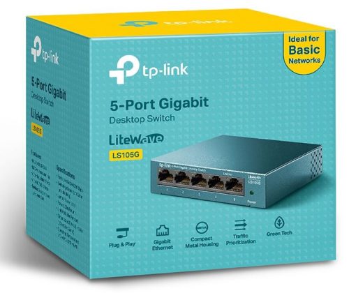 TP-LINK SWITCH LS105G 5-Port Gigabit Desktop