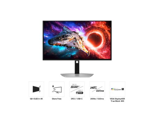 SAMSUNG 27" LS27HG800SUXEN 4K OLED 16:9 0.03ms gamer monitor