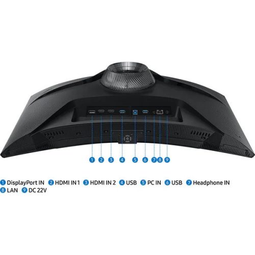 SAMSUNG 32" LS32BG650EUXEN G6 WQHD VA 16:9 1ms ívelt gamer monitor
