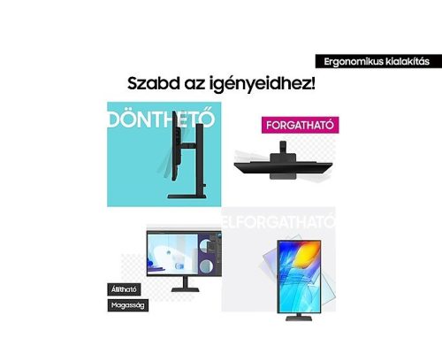 SAMSUNG 32" LS32D800UAUXEN UHD VA 16:9 5ms monitor