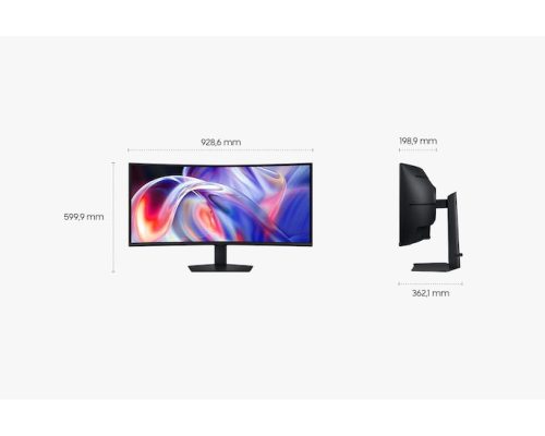 SAMSUNG 40" LS40H850TAUXEN WUHD VA 21:9 4ms ívelt monitor