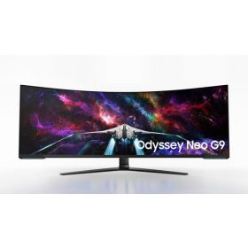   SAMSUNG 57" LS57CG952NUXEN 4K UWHD VA 32:9 1ms ívelt gamer ultrawild monitor