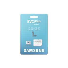 SAMSUNG SD kártya 1TB, EVO PLUS, Blue Wave, 160MB/s
