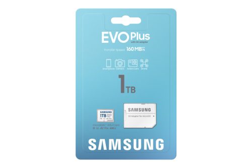 SAMSUNG SD kártya 1TB, EVO PLUS, Blue Wave, 160MB/s