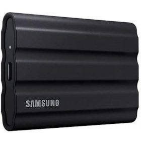 SAMSUNG SSD Külső, 2TB, T7 Shield, Fekete, USB 3.2