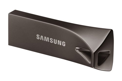 SAMSUNG Pendrive 512GB, Bar PLUS, Titán Ezüst