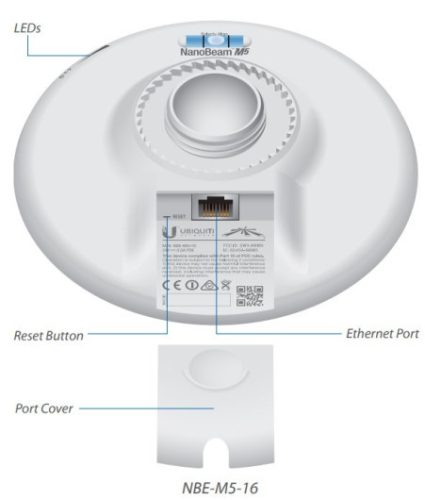 Ubiquiti NBE-M5-16 NanoBeam M5 AirMax 5GHz 16dBi antenna
