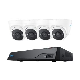   Reolink NVS8-5MD4 5MP IP kamera szett, 4 turret kamerával beépített 2TB HDD-vel