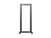 Lanberg OR01-6042-B 19" 42U SZÉL:600mm MÉLY:1000mm MAG:2118mm lapraszerelt fekete rack keret