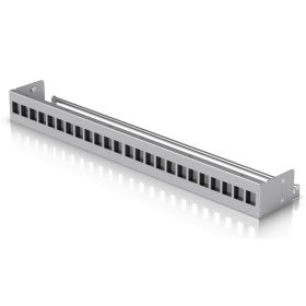   Ubiquiti UACC-RACK-PANEL-PATCH-BLANK-24 19" 1U moduláris ezüst színű üres patch panel