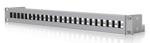 Ubiquiti UACC-RACK-PANEL-PATCH-BLANK-24 19" 1U moduláris ezüst színű üres patch panel