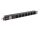 Lanberg PDU-07F-0200-BK 19" 1U 7xSchuko aljzat Schuko csatlakozóvéggel 2m túlfeszültségvédett elosztósor kapcsolóval