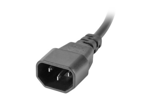 Lanberg PDU-10I-0200-IEC-BK 19" 1U 10xC13 aljzat C14 csatlakozóvéggel 2m fekete elosztósor kapcsolóval