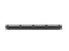 Lanberg PPU5-1024-B 19" 1U 24port Cat.5e UTP árnyékolatlan fekete patch panel