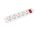 Lanberg PS1-05F-0150-W 5x Schuko aljzat 10A 1.5m kapcsolós fehér elosztósor