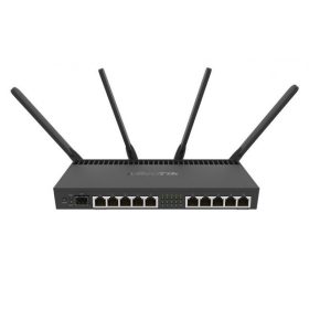   MikroTik RB4011IGS+5HACQ2HND-IN 10port GbE LAN 1x10GbE SFP+ port Dual-band 802.11ac Wi-Fi router